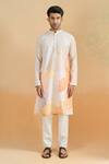 Buy Arihant Rai Sinha Cream Cotton Digital Printed Kurta Set Online at Aza Fashions Buy_Arihant Rai Sinha_Cream Cotton Digital Printed Kurta Set _Online_at_Aza_Fashions