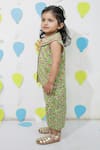 Shop_Tiny Colour_Green Cotton Printed Shirt And Trouser Co-ord Set _Online_at_Aza_Fashions