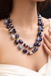 Buy_Joules by Radhika_Blue Karuna Stone Necklace _at_Aza_Fashions