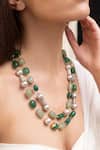 Buy_Joules By Radhika_Multi Color Jayani Multicolor Designer Necklace _at_Aza_Fashions