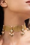 Buy_Joules By Radhika_Gold Plated Sanjita Pendant Necklace _at_Aza_Fashions