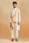 Buy_Arihant Rai Sinha_Cream Cotton Digital Printed Kurta Set _Online_at_Aza_Fashions