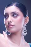 Buy_Nazaakat By Samara Singh_Blue American Diamond Earrings _Online_at_Aza_Fashions