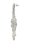Nazaakat By Samara Singh_Pink American Diamond Earrings _Online_at_Aza_Fashions