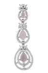 Buy_Nazaakat By Samara Singh_Pink American Diamond Earrings _Online_at_Aza_Fashions