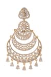 Shop Nazaakat By Samara Singh White American Diamond Earrings at Aza Fashions Shop_Nazaakat By Samara Singh_White American Diamond Earrings _at_Aza_Fashions