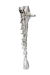 Samyukta Singhania_White American Diamond Necklace And Earrings Set _Online_at_Aza_Fashions