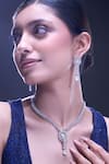 Buy_Nazaakat By Samara Singh_White American Diamond Jewelry Set 