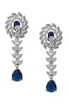 Buy_Nazaakat By Samara Singh_Blue American Diamond Jewelry Set 