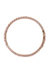 Nazaakat By Samara Singh_Rose Gold Imitation Diamonds American Bangles Set _Online_at_Aza_Fashions