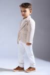 Neha Gursahani Multi Color Satin, Linen Checked Boys Jacket Online at Aza Fashions Neha Gursahani_Multi Color Satin, Linen Checked Boys Jacket _Online_at_Aza_Fashions