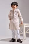 Buy Neha Gursahani Multi Color Satin, Linen Designer Kurta For Boys at Aza Fashions Buy_Neha Gursahani_Multi Color Satin, Linen Designer Kurta For Boys _at_Aza_Fashions