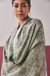 SHAZA_Multi Color Kani Multicolor Pashmina Stole _Online_at_Aza_Fashions