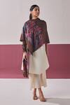 Buy_SHAZA_Brown Kani Handloom Pashmina Stole _at_Aza_Fashions