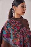 Buy_SHAZA_Brown Kani Handloom Pashmina Stole _Online_at_Aza_Fashions