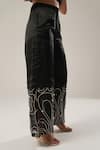 Buy_Atbw_Black Modal, Satin Pearls Embroidered Palazzo _Online_at_Aza_Fashions