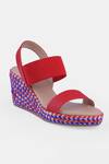 Buy_Heel Your Sole_Red Genuine Leather Wedge Sandals _Online_at_Aza_Fashions