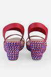 Buy_Heel Your Sole_Red Genuine Leather Wedge Sandals 