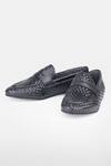 Buy_Heel Your Sole_Black Miso Genuine Leather Loafers _at_Aza_Fashions