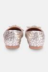 Buy_Heel Your Sole_Gold Bree Woven Ballerina Shoes 