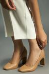 Buy_Heel Your Sole_Beige Kat Genuine Leather Pump Heels _at_Aza_Fashions