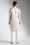 Shop_Neha Gursahani_Multi Color Satin, Linen Kurta _at_Aza_Fashions