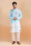 Buy Arihant Rai Sinha Blue Cotton Digital Print Kurta Set at Aza Fashions Buy_Arihant Rai Sinha_Blue Cotton Digital Print Kurta Set _at_Aza_Fashions