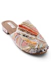 Buy_Doriaana_Multi Color Embroidery, Sequins Designer Embellished Shoes _Online_at_Aza_Fashions