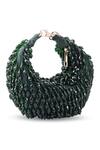 Buy_Doriaana_Green Sequins Moon Drop Designer Bag _at_Aza_Fashions
