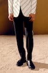 Buy_Amaare_Ivory Silk, Wool Embroidery Designer Kir Tuxedo Set _Online_at_Aza_Fashions