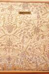 Amyra_Beige Embroidery Zen Handbag _at_Aza_Fashions