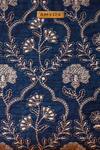 Amyra_Blue Embroidery Jharokha Handbag _at_Aza_Fashions