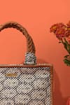 Amyra_Blue Embroidery Jasbira Handbag _Online_at_Aza_Fashions