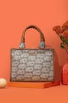 Buy_Amyra_Blue Embroidery Jasbira Handbag _Online_at_Aza_Fashions