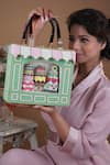 Buy_Puneet Gupta_Green Beads Patisserie Minaudiere Handbag _at_Aza_Fashions