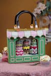 Shop_Puneet Gupta_Green Beads Patisserie Minaudiere Handbag _Online_at_Aza_Fashions