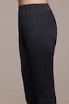 Ritu Kumar_Black Cotton, Viscose, Lycra Gopuram Kurta Set With Leggings And Dupatta _at_Aza_Fashions