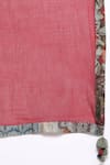 Shop_Ritu Kumar_Blue Cotton, Silk, Viscose Embroidery, Tassels Pierra Kurta Set With Dupatta 