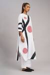 Shop_Taika By Poonam Bhagat_White Linen Embroidery Round Neck Printed Tunic And Pant Set _Online_at_Aza_Fashions