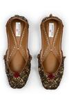 Shop_Doriaana_Gold Aleena Designer Jutti _at_Aza_Fashions