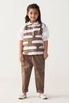 Buy_Three_White Poplin Applique Abstract Top _Online_at_Aza_Fashions