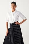 Shop_Three_Black Handloom Cotton Embroidery Handkerchief Skirt _Online_at_Aza_Fashions