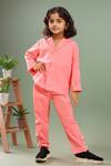 Buy_Petite Pomme_Pink Cotton Dino Print Kids Co-ord Set _at_Aza_Fashions