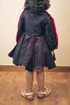 Shop_Petite Pomme_Black Cotton Designer Twirl Frock _at_Aza_Fashions