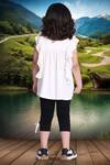 Shop_Petite Pomme_Off White Viscose Ruffled Top And Black Leggings _at_Aza_Fashions