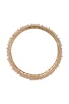 Buy Nazaakat By Samara Singh Gold Plated And White American Diamond Bangles Buy_Nazaakat By Samara Singh_Gold Plated And White American Diamond Bangles