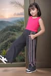 Buy_Petite Pomme_Pink Cotton Blend Top And Melange Grey Joggers _at_Aza_Fashions