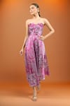 Buy_Saaksha & Kinni_Purple Embroidery Myra Designer Dress _at_Aza_Fashions
