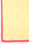 Shop_Label Nitika_Fuchsia Modal, Satin, Net Embroidery V-neck Fuschia Floral Print Lehenga Set 