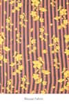 Label Nitika_Maroon Silk Organza, Chanderi Black Coral Striped Saree With Stitched Blouse  _at_Aza_Fashions